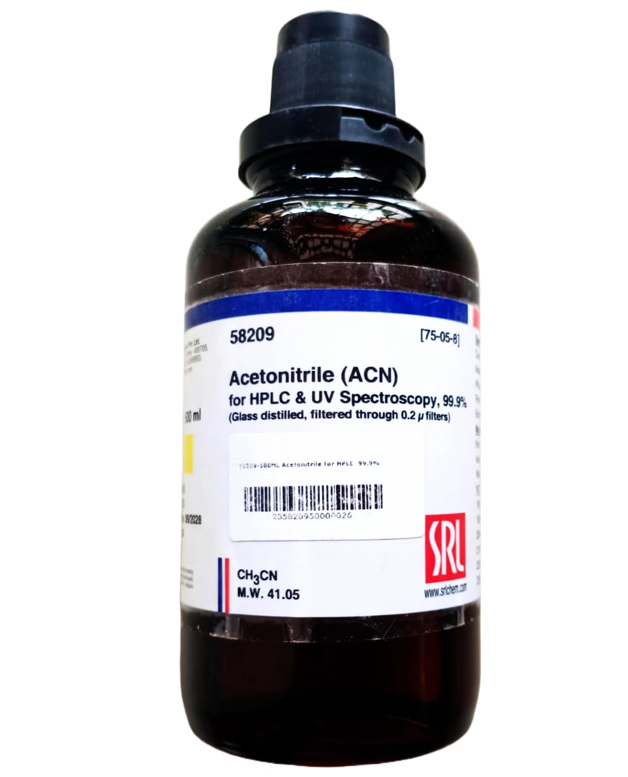 Acetonitrile (ACN) for HPLC & UV Spectroscopy, 99.9%