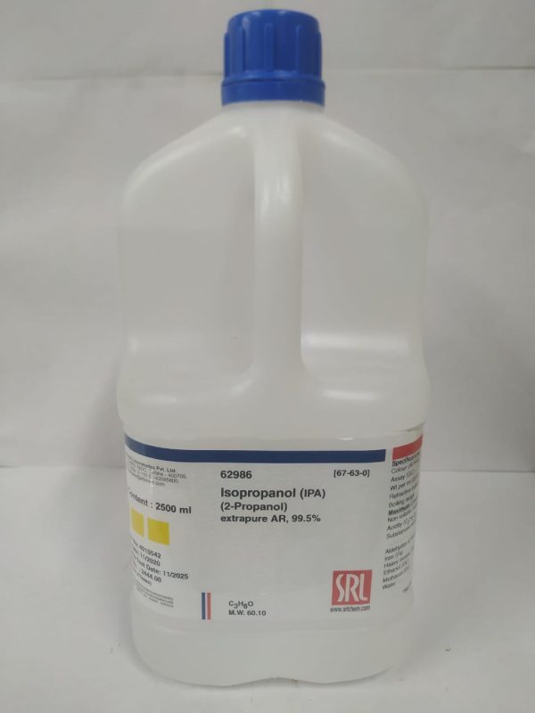 Isopropanol (IPA) extrapure AR, 99.5