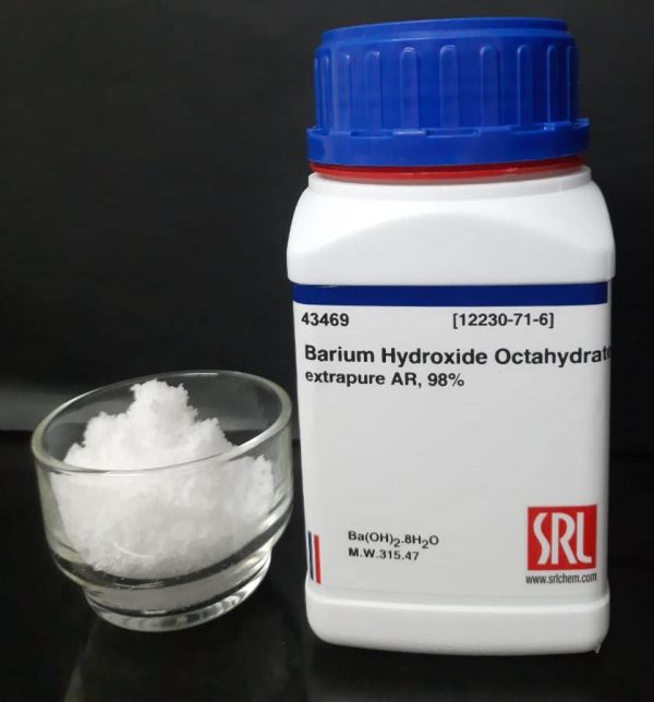 Barium Hydroxide Octahydrate Extrapure AR, 98%