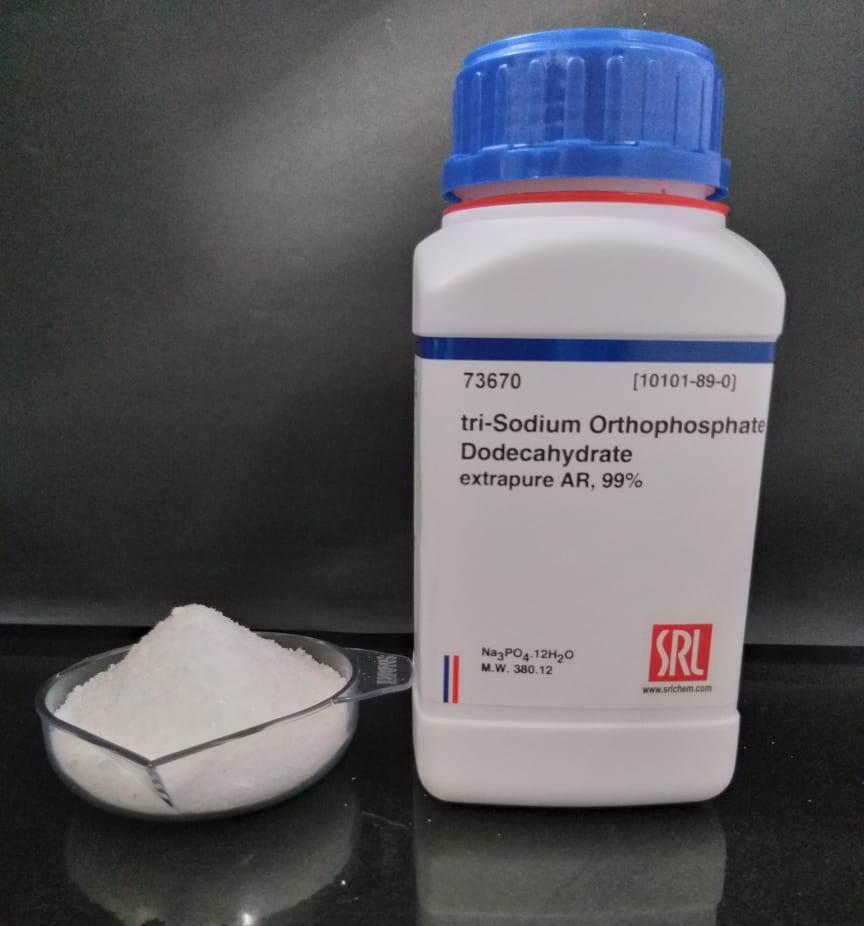 Tri-Sodium Orthophosphate Dodecahydrate extrapure AR, 99%