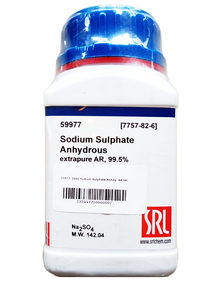 Sodium Sulphate Anhydrous Extrapure AR, 99.5%