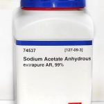 Sodium Acetate Anhydrous Extrapure AR, 99%