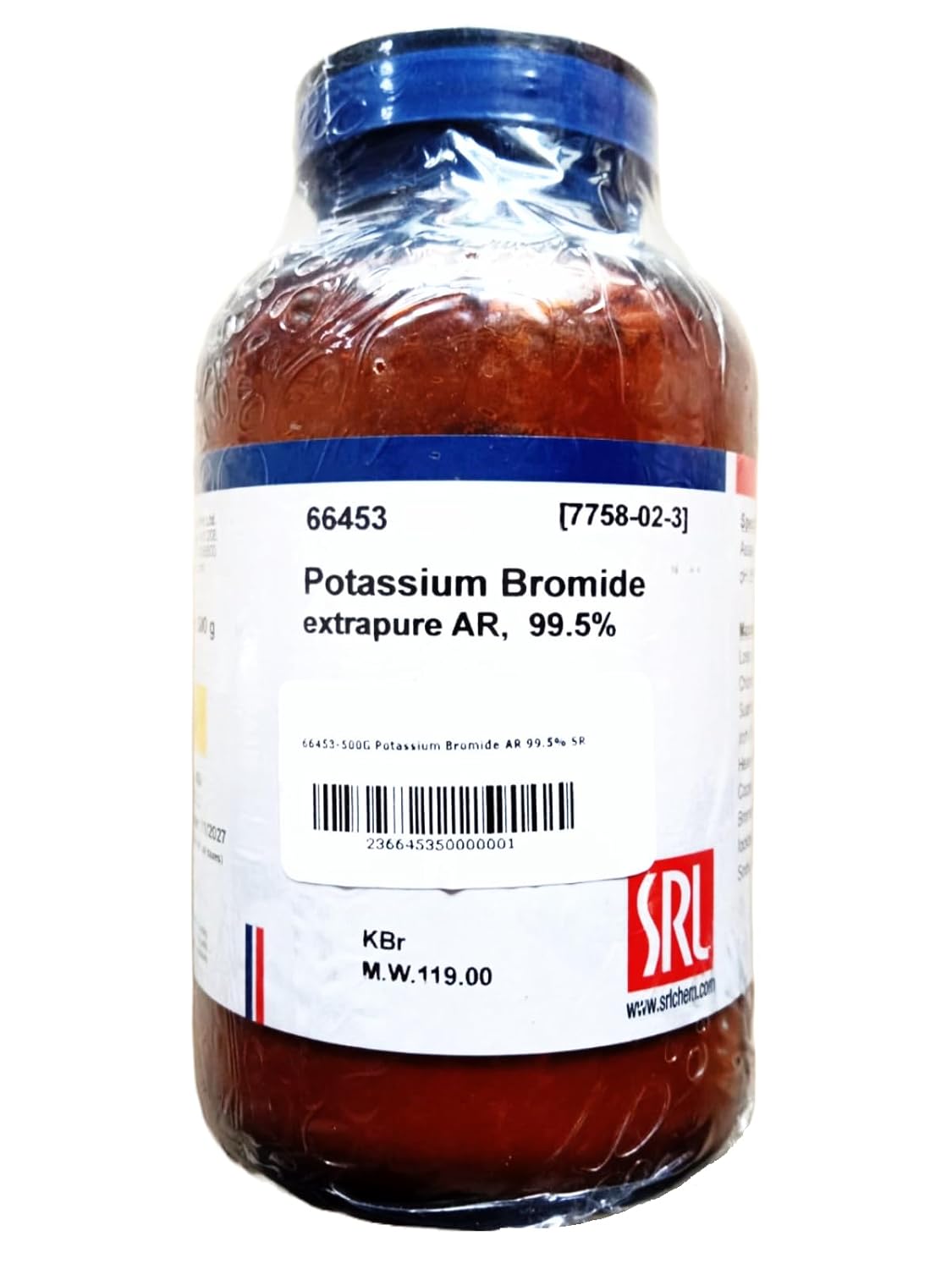 Potassium Bromide Extrapure AR, 99.5%