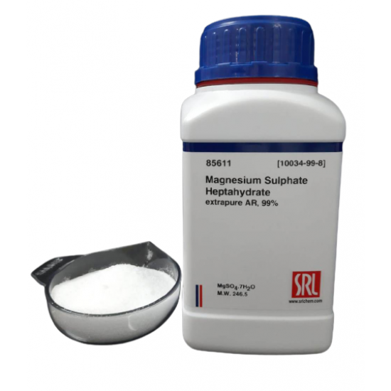 Magnesium Sulphate Heptahydrate Extrapure AR, 99%